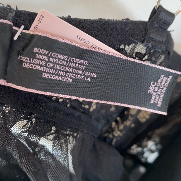 Victoria's secret lace push-up babydoll, Size 36C - Picture 6 of 12